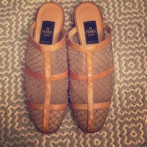 Authentic Fendi Mule slide on shoe